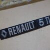 n°mc21 insigne coffre renault R5 TL alu occasion DPA86
