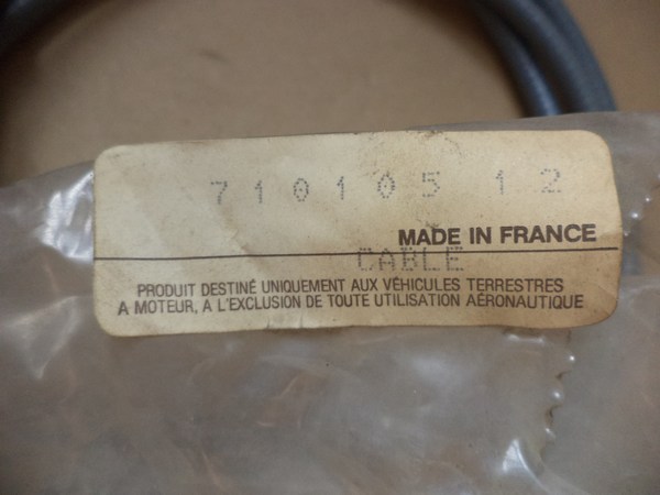 n°mc39 cable compteur peugeot 504 1810 mm jeager neuf 71010512 612270 DPA86