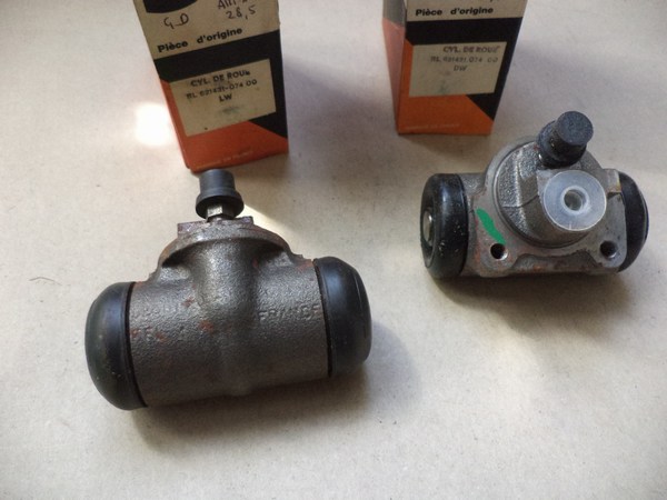 n°cf62 2x cylindre roue Citroen Ami 6 28.5 bendix 621431 neuf DPA86