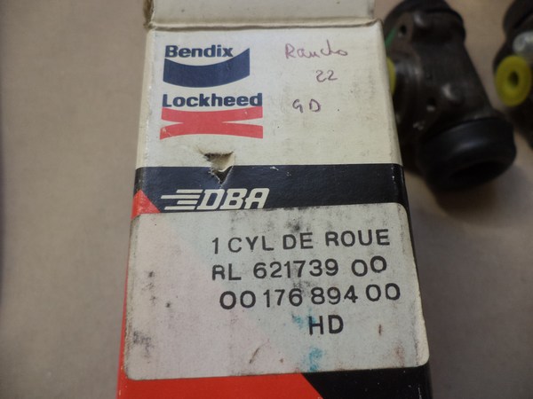n°cf63 2x cylindre roue arriere Simca rancho bendix 621739 neuf DPA86