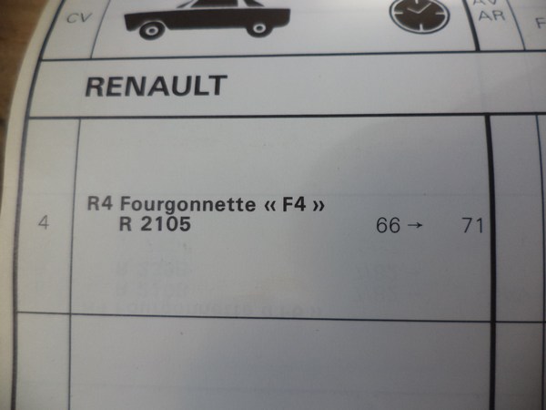 n°cf77 kit garniture frein avant Renault R4 F4 rodeo 4 valeo 652417EO neuf DPA86