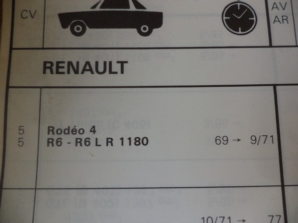 n°cf77 kit garniture frein avant Renault R4 F4 rodeo 4 valeo 652417EO neuf DPA86