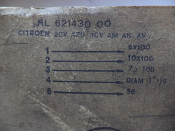 n°cf82 cylindre roue Citroen ami 6 2CV AZU AK bendix 621430 neuf DPA86