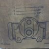 n°cf89 cylindre roue arriere Peugeot 404 25.4 mm bendix 621050 neuf DPA86