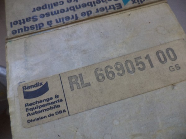 n°cf90 etrier droit renault R16 matra djet bendix 669051 neuf 7701003508 DPA86