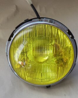 n°da3 phare + support Carello Lancia Fulvia 1600 HF Fanalone jaune neuf NOS 03556700 yellow DPA86