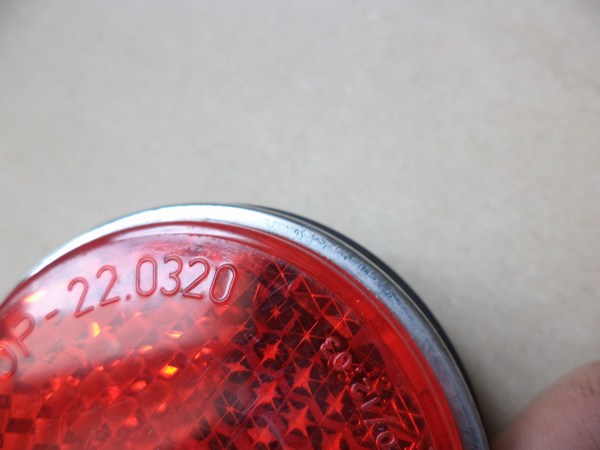 n°da25 catadioptre altissimi 61 mm neuf 220320 22.0320 DPA86