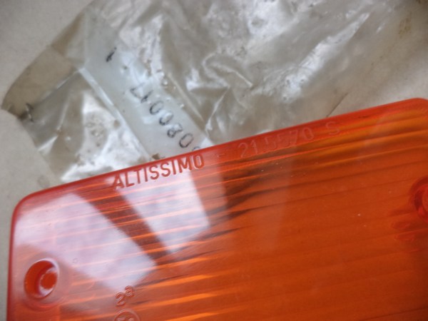 n°da26 cabochon clignotant orange gauche Altissimo 215570 S neuf NOS DPA86