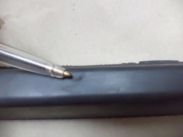n°mc71 bandeau caoutchouc pare choc droit Citroen LNA 75522264 neuf NOS DPA86