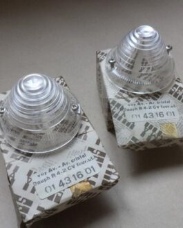 n°mc74 2 x cabochons clignotant SEIMA 3059 Citroen 2cv RENAULT Dauphine R4 neuf NOS DPA86