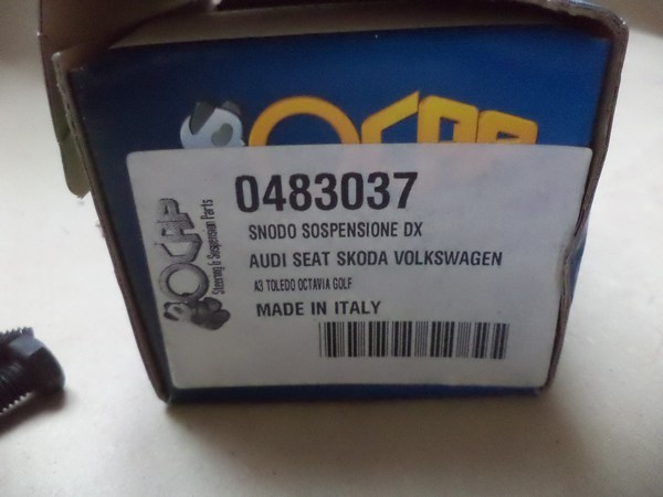 n°da73 rotule direction droit AUDI A3 VW golf 4 new beetle leon OCAP 0483037 neuve DPA86